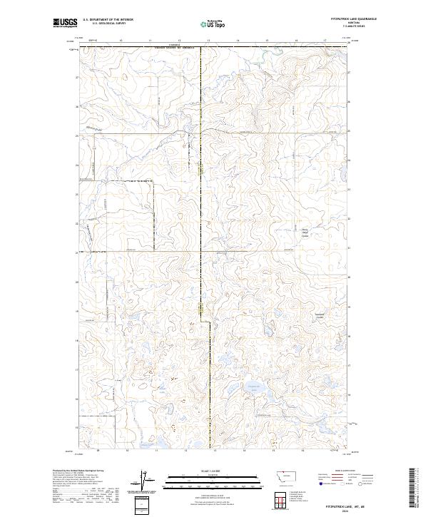 Fitzpatrick Lake topographic map thumbnail
