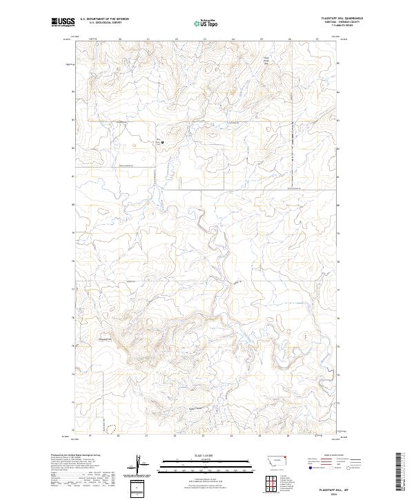 Flagstaff Hill 2024 topographic map thumbnail