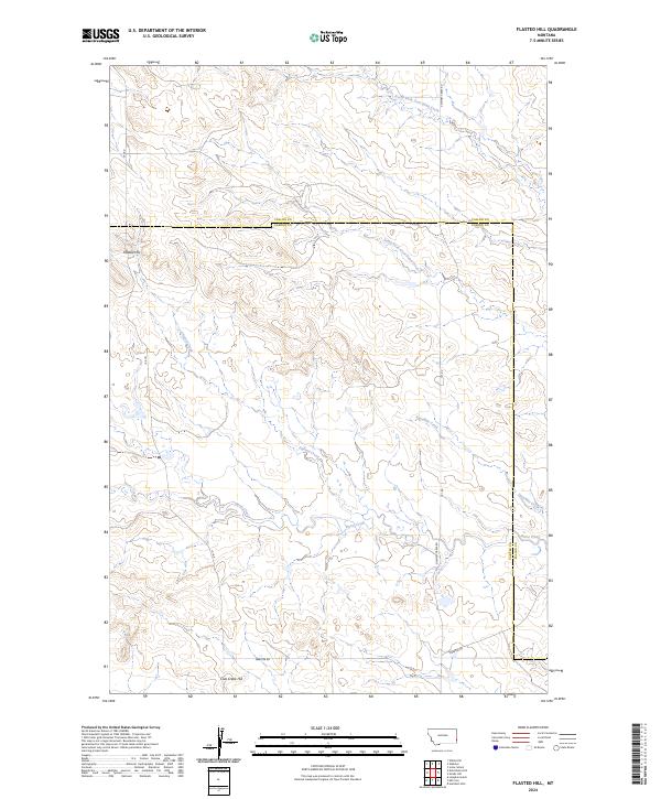 Flasted Hill topographic map thumbnail