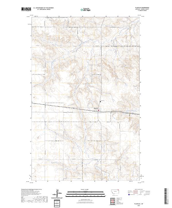Flaxville 2024 topographic map thumbnail