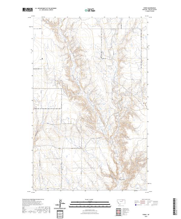 Forks topographic map thumbnail