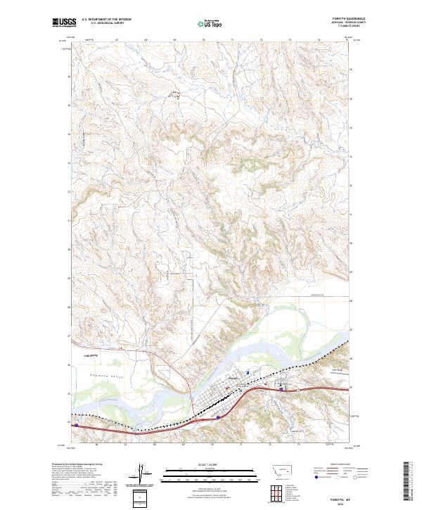 Forsyth topographic map thumbnail