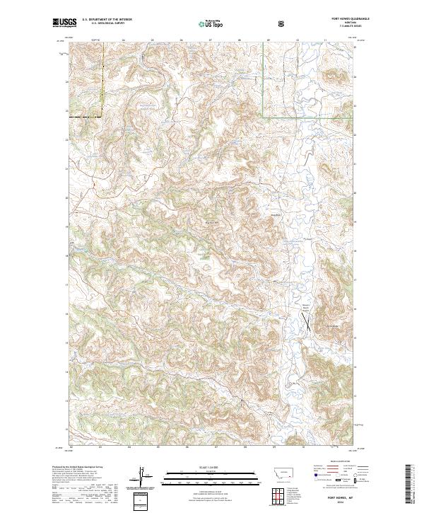 Fort Howes topographic map thumbnail