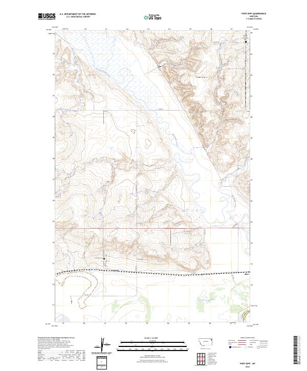 Fort Kipp topographic map thumbnail