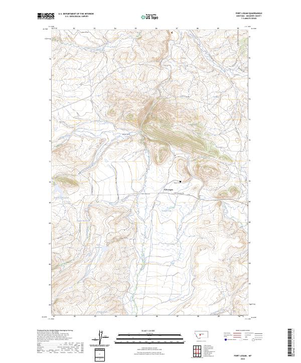 Fort Logan topographic map thumbnail