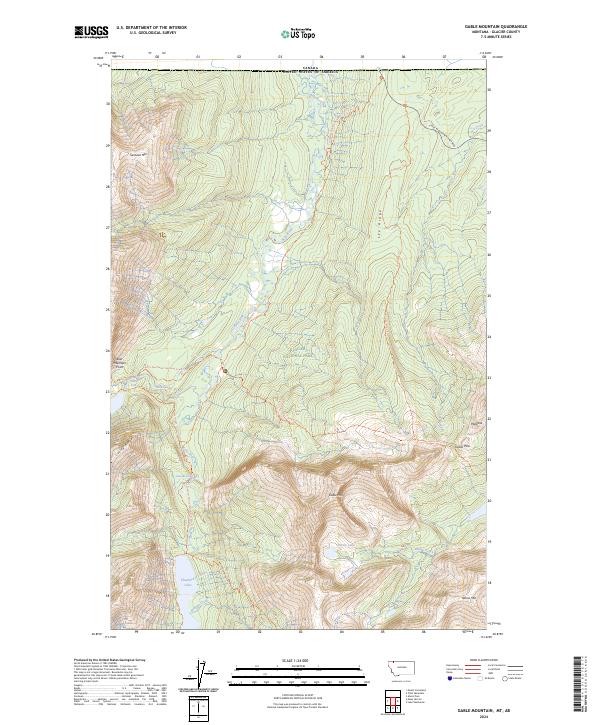 Gable Mountain topographic map thumbnail