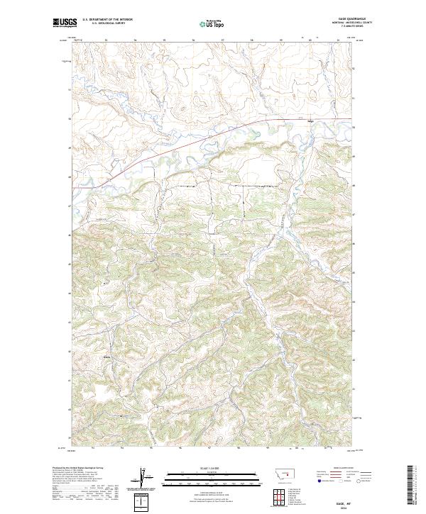 Gage topographic map thumbnail