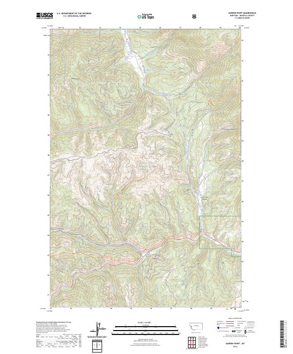 Garden Point topographic map thumbnail
