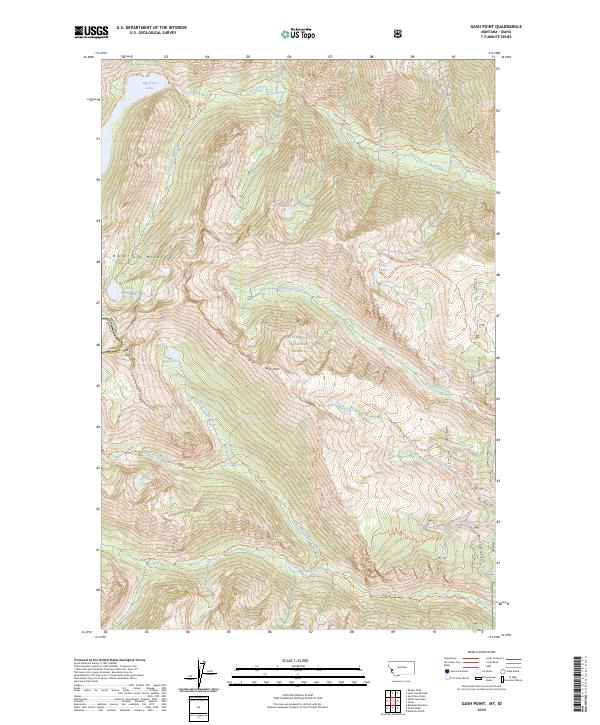 Gash Point topographic map thumbnail
