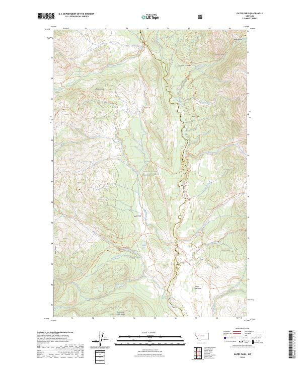 Gates Park 2024 topographic map thumbnail