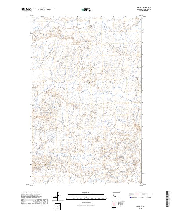 Gay Dam topographic map thumbnail