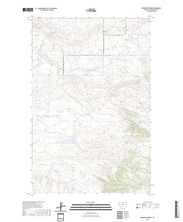 Gerhard Corner topographic map thumbnail