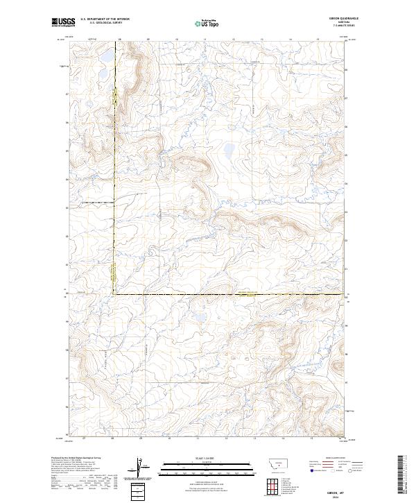 Gibson topographic map thumbnail