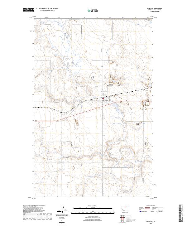 Gildford 2024 topographic map thumbnail