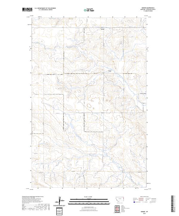 Girard topographic map thumbnail