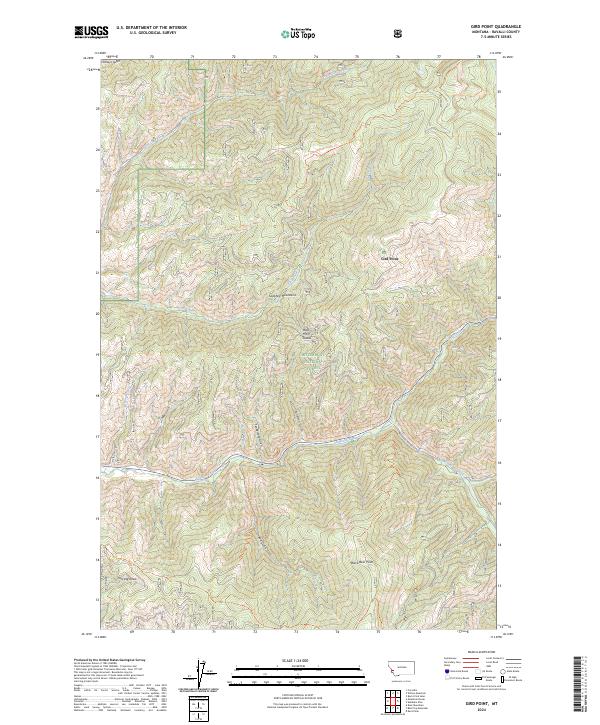 Gird Point topographic map thumbnail