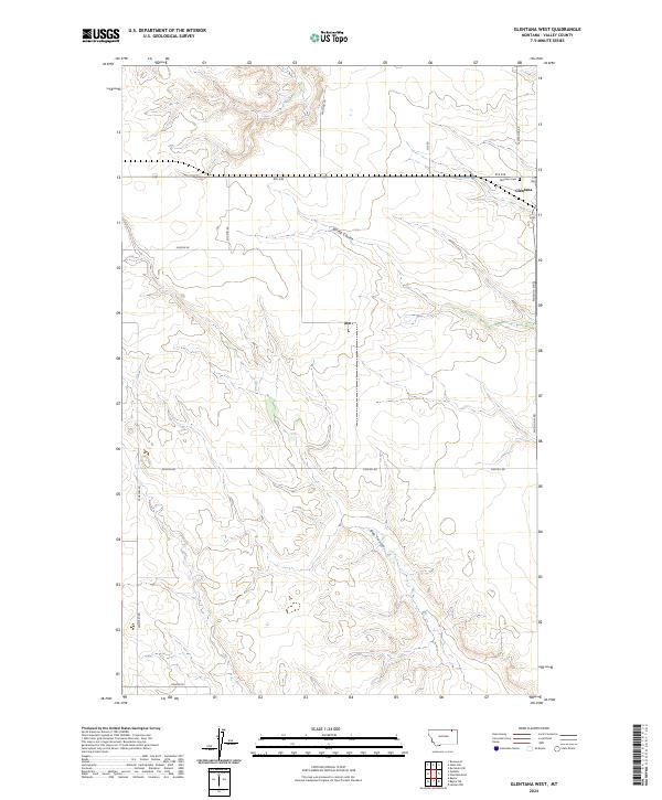 Glentana West topographic map thumbnail