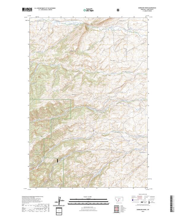 Gobblers Knob 2024 topographic map thumbnail