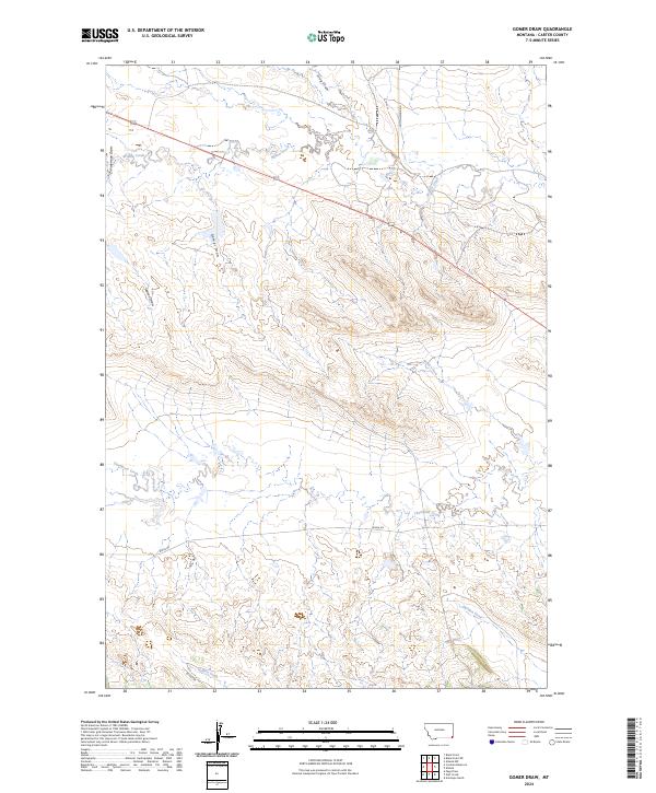 Gomer Draw topographic map thumbnail