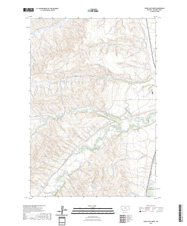 Good Luck Creek topographic map thumbnail