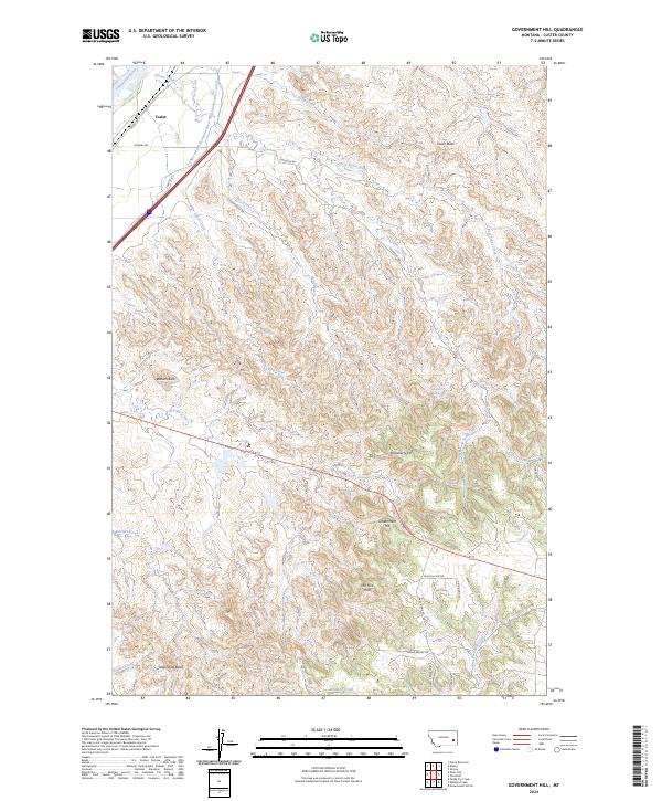 Government Hill topographic map thumbnail