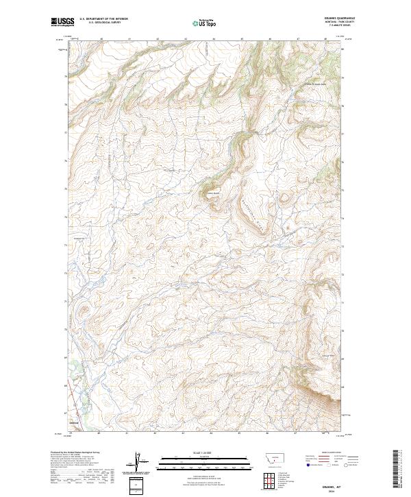 Grannis topographic map thumbnail