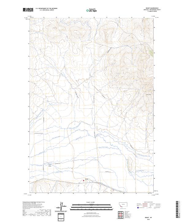 Grant topographic map thumbnail