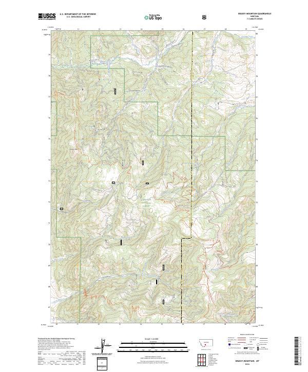 Grassy Mountain topographic map thumbnail