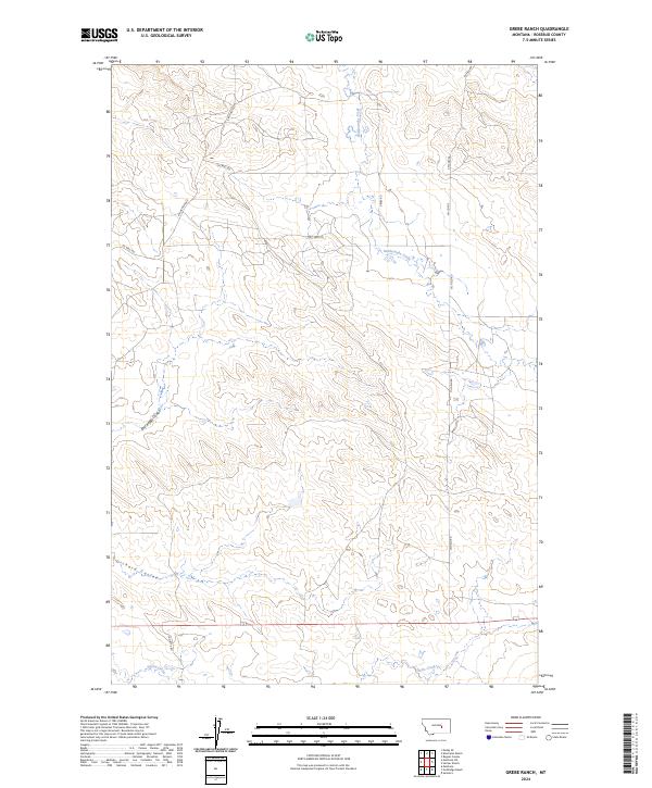 Grebe Ranch topographic map thumbnail