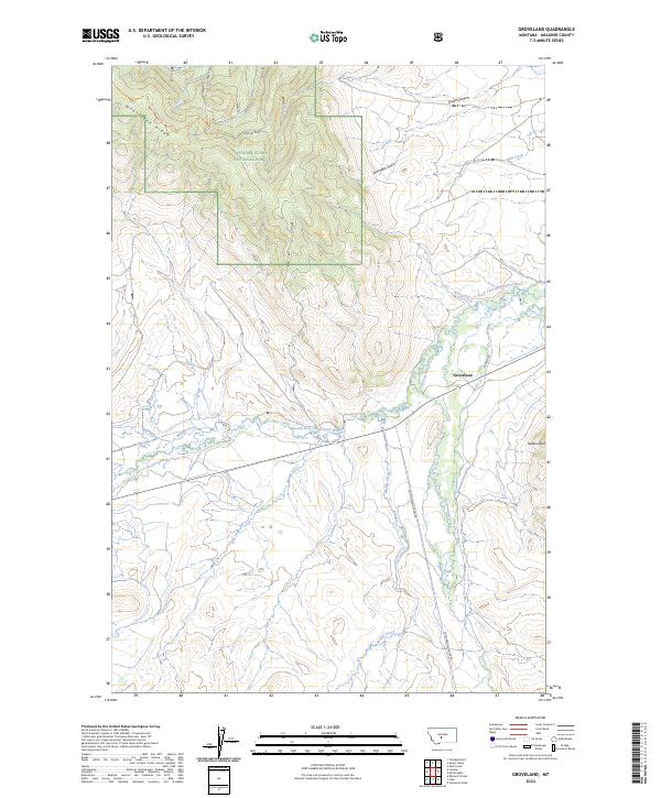 Groveland topographic map thumbnail
