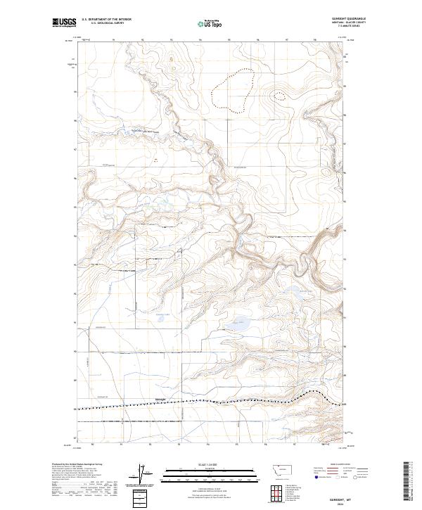 Gunsight 2024 topographic map thumbnail