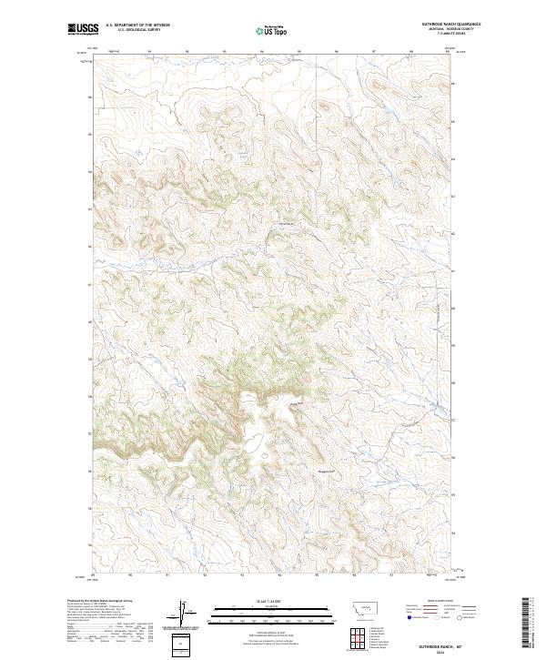Guthridge Ranch topographic map thumbnail