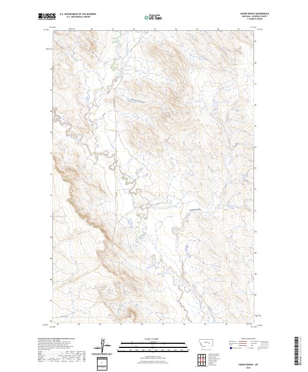 Hagen Ranch topographic map thumbnail