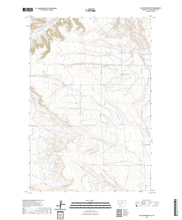Hailstone Basin SE topographic map thumbnail