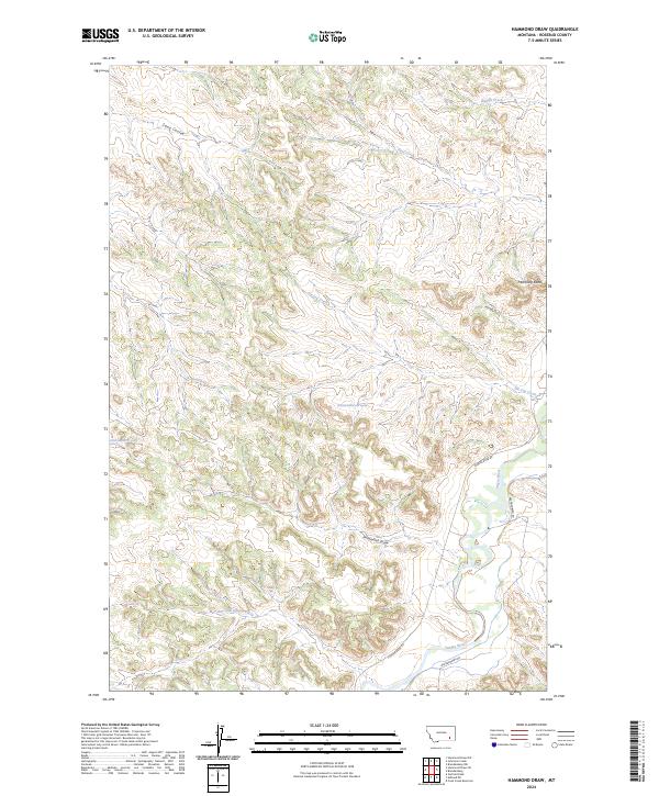 Hammond Draw topographic map thumbnail
