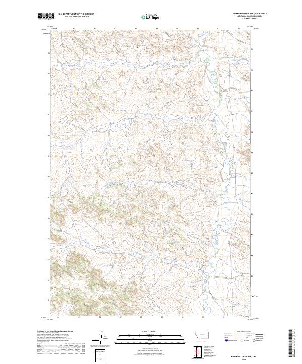 Hammond Draw NW topographic map thumbnail