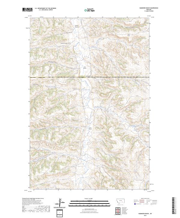 Hammond Ranch topographic map thumbnail