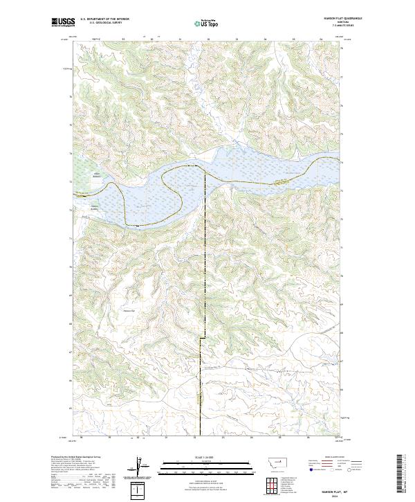 Hanson Flat topographic map thumbnail