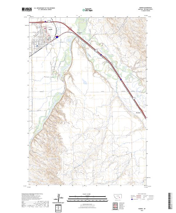 Hardin 2024 topographic map thumbnail