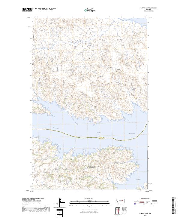 Harper Camp topographic map thumbnail