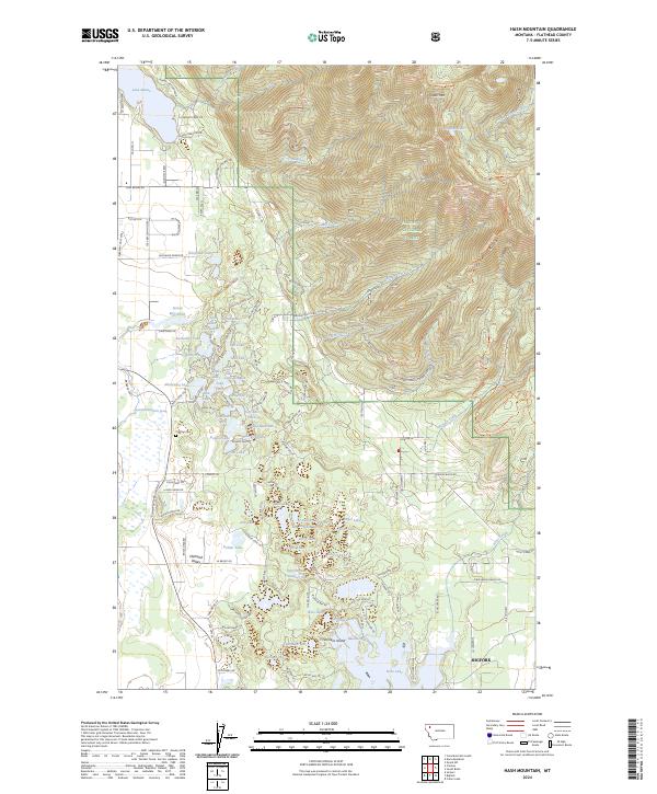 Hash Mountain topographic map thumbnail
