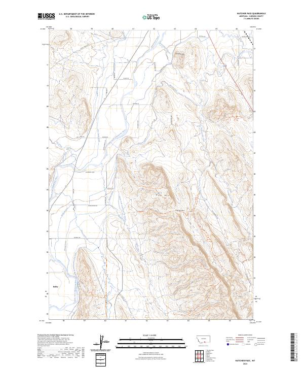 Hatcher Pass topographic map thumbnail