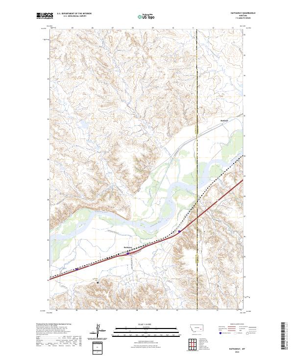 Hathaway topographic map thumbnail