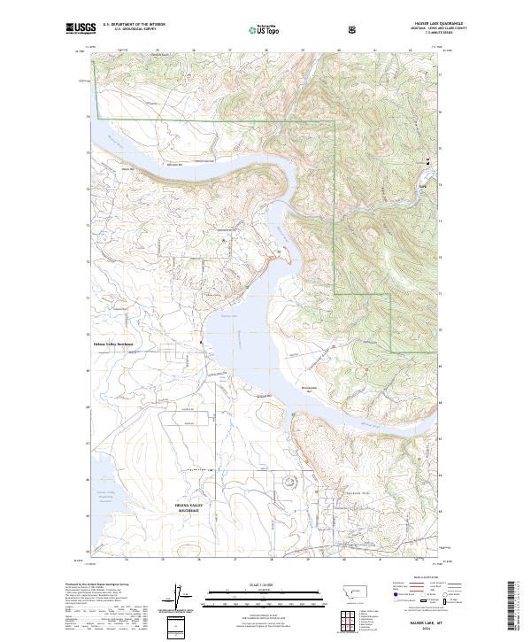 Hauser Lake 2024 topographic map thumbnail