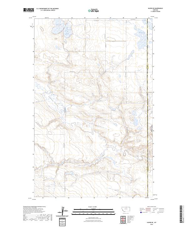 Havre NE topographic map thumbnail