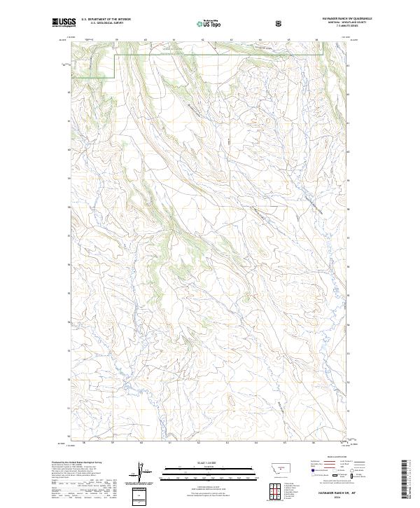 Haymaker Ranch SW topographic map thumbnail