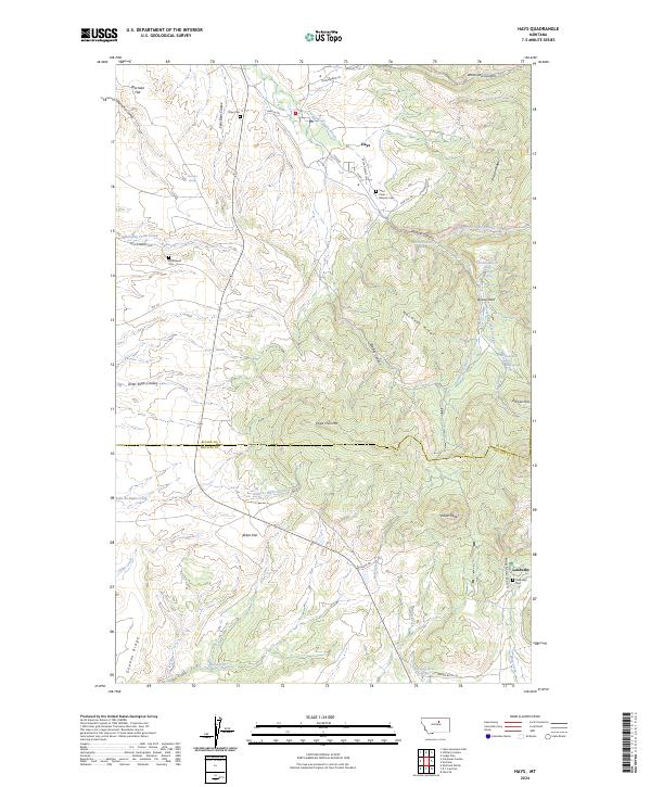 Hays topographic map thumbnail