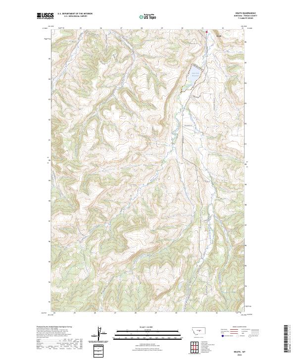Heath topographic map thumbnail