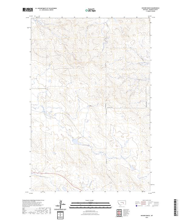 Hecker Ranch topographic map thumbnail