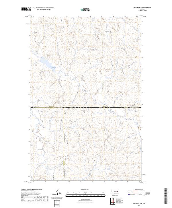 Hedstrom Lake topographic map thumbnail